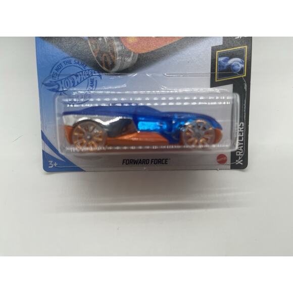 Hot Wheels Forward Force HW X-Raycers 3/5 Blue/Orange NIP - Picture 2 of 3